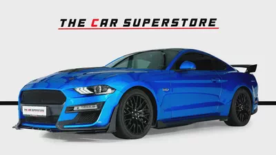 Ford Mustang GT 5L V8-Sports Exhaust System-Aerodynamic Body Kit-High Gloss Black Rims-3