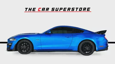 Ford Mustang GT 5L V8-Sports Exhaust System-Aerodynamic Body Kit-High Gloss Black Rims-4