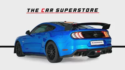 Ford Mustang GT 5L V8-Sports Exhaust System-Aerodynamic Body Kit-High Gloss Black Rims-5