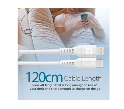 PROMATE iPhone14 Type-C to Lightning Cable for iPhone 13, Ultra-Fast Charging 3A USB-C to Lightning-5