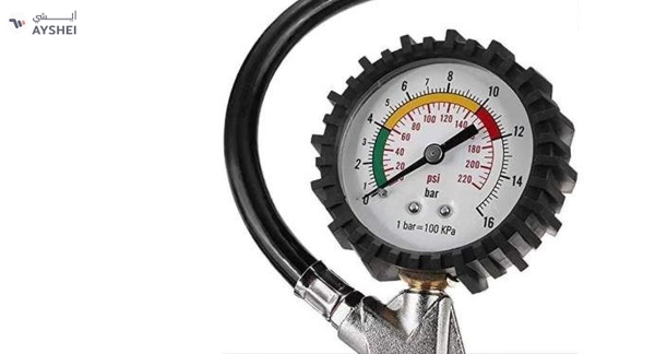 Car TIre Inflator Also Deflator Pump Air Hose With Air Pressure Gauge For Auto Truck
