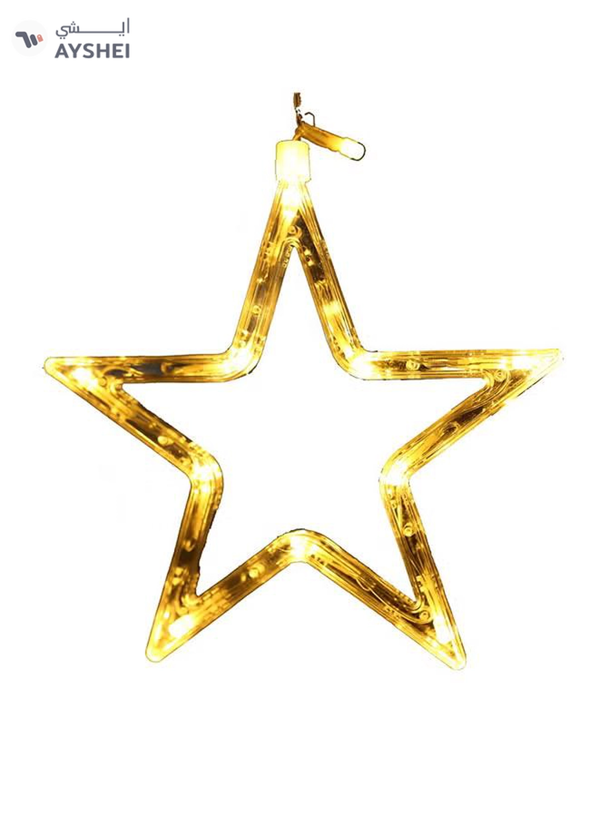 Y&D Set Of 9 LED Fairy String Star Decorative Lights Yellow 3meter-4-4