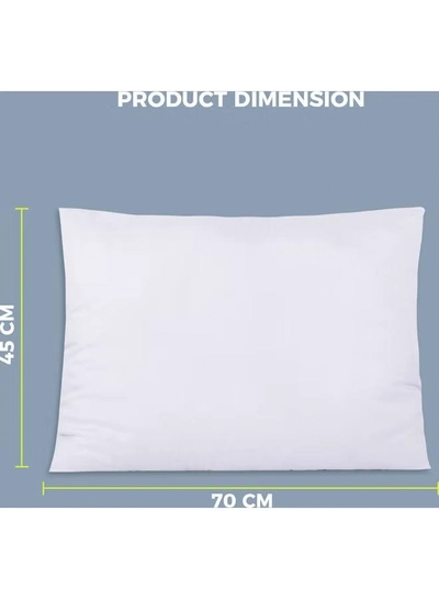 PARRY LIFE Soft Siliconized Sleeping Bed Pillow polyester White 50 x 70cm-2