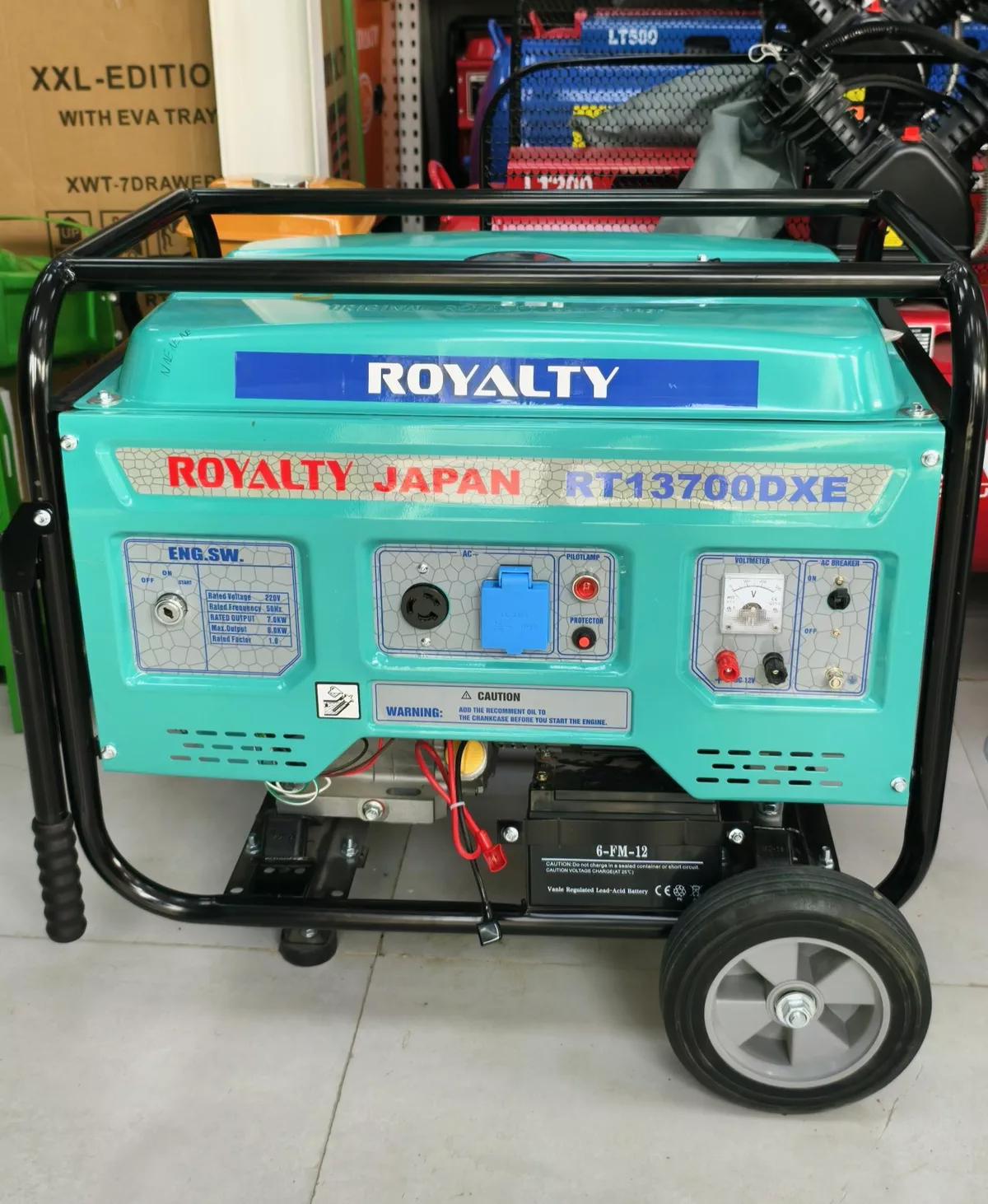 STARTRated VoltageRated FrequencyRATED OUTPUTMax.0utputRated Facton220V50Hz7.0KW8.0KW1.0