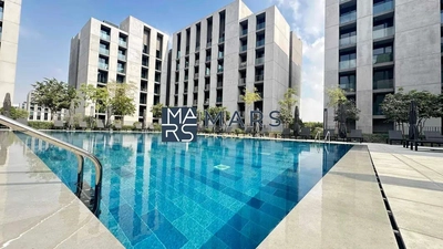 Brand new two bedroom apartment available for rent in tiraz Aljada for 85000 AED yearly-0