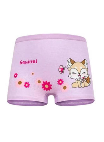 Babyqlo 4 Pack Squirrel Printed Boxer Multicolour-1