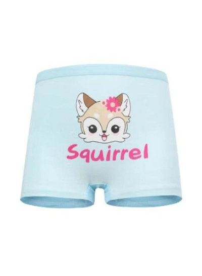 Babyqlo 4 Pack Squirrel Printed Boxer Multicolour-2