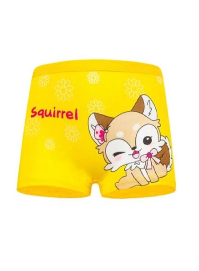 Babyqlo 4 Pack Squirrel Printed Boxer Multicolour-4