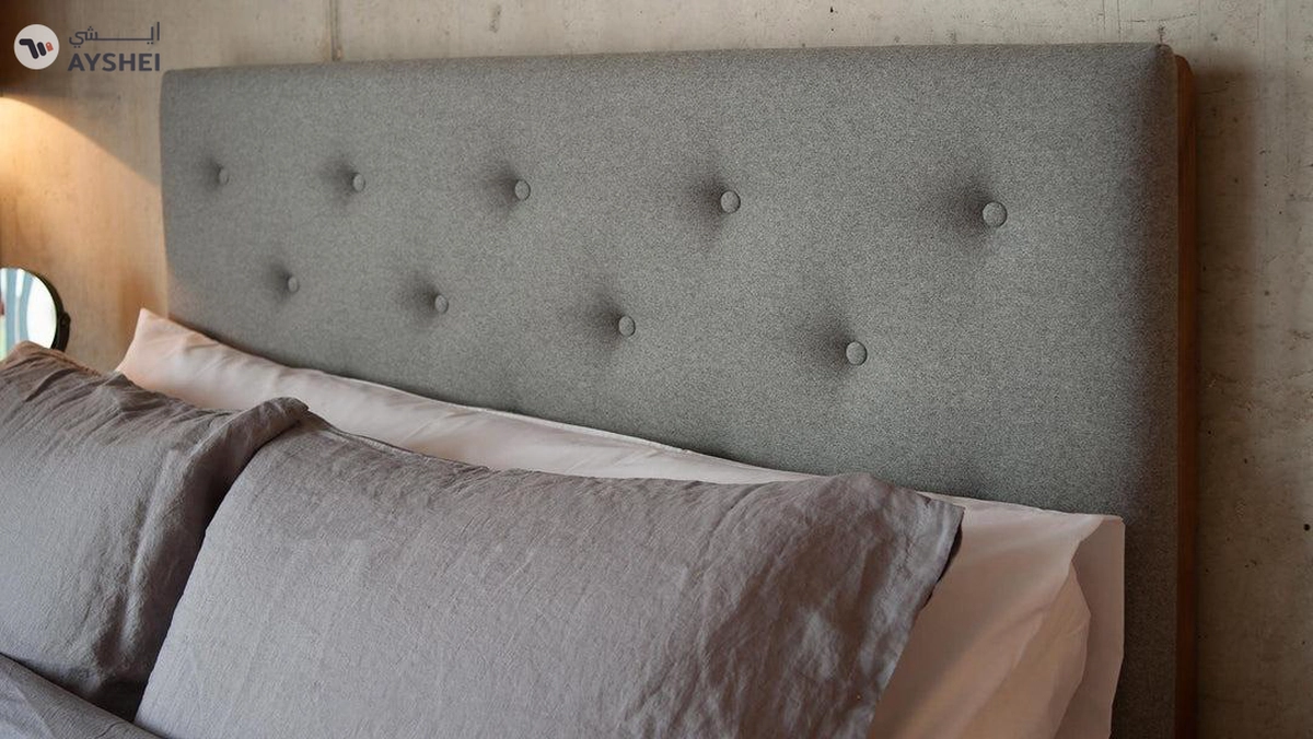 Skye Bed with Tall Button Upholstered Headboard-2-2