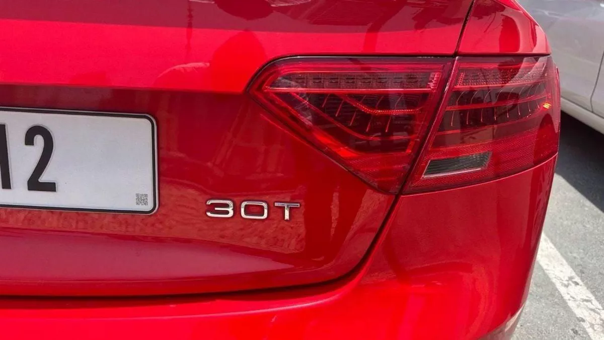 Audi A5 S-Line Audi A5 2013 GCC specs-14-0