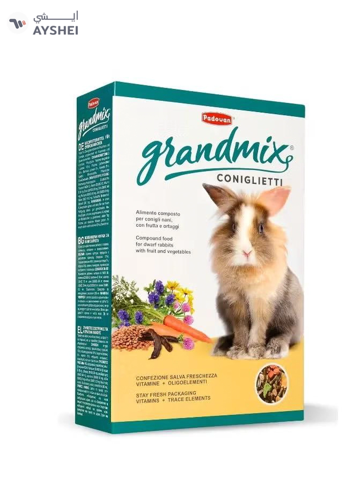 Padovan Grandmix Coniglieti (Bunnies) For Rabbit [Weight - 850g]