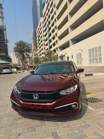Honda Civic LX 2021 Cash, Zero dp and inhouse financ | GCC Specs | Low Mileage | Excellent Condition-1