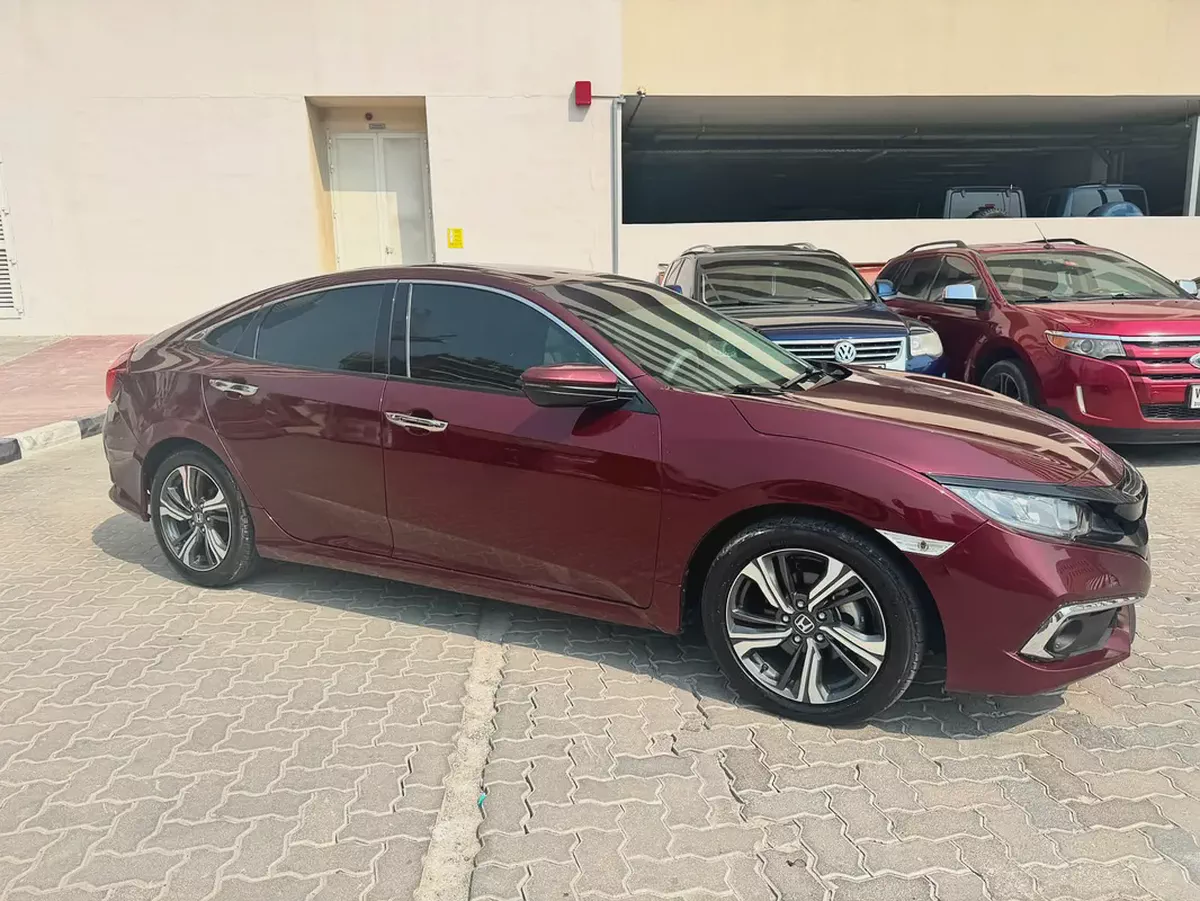 Honda Civic LX 2021 Cash, Zero dp and inhouse financ | GCC Specs | Low Mileage | Excellent Condition-4-4