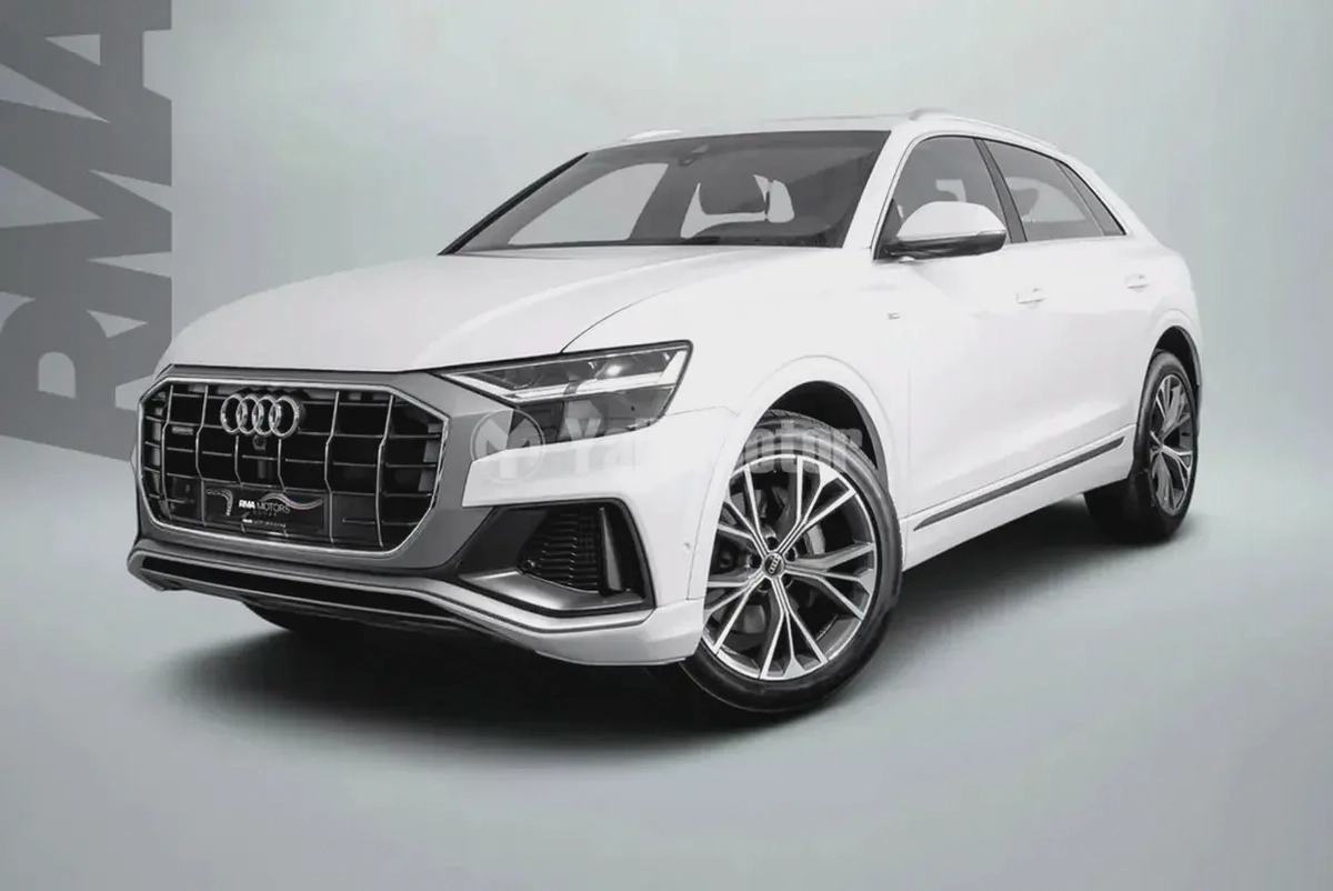 4,700 AED / 60 months | 0% DP | 2023 Audi Q8 55TFSi S-Line / Full Service History / Audi Warranty