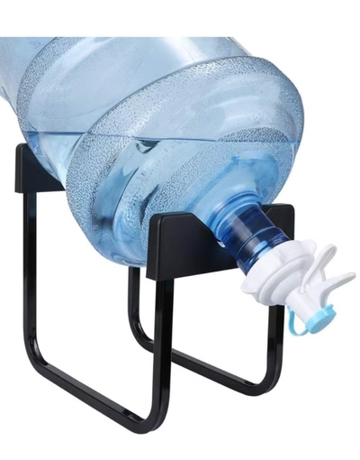 DubaiGallery 5 Gallon Water Bottle Jug Drink Dispenser Stand Cradle BPA Free Bottle Holder No Leak Non Slip with 55mm Dispenser Valve Nozzle for 55mm Crown Top & Screw Top Bottles-0