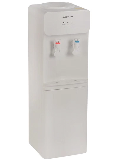 Olsenmark Water Dispenser, Hot and Cold Water, Storage Cabinet, Stainless Steel Material, Water Outlet Pipe OMWD1789 White-5