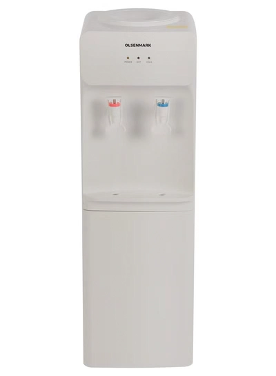 Olsenmark Water Dispenser, Hot and Cold Water, Storage Cabinet, Stainless Steel Material, Water Outlet Pipe OMWD1789 White-3