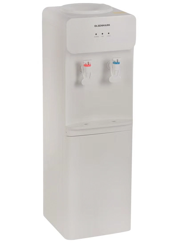 Olsenmark Water Dispenser, Hot and Cold Water, Storage Cabinet, Stainless Steel Material, Water Outlet Pipe OMWD1789 White