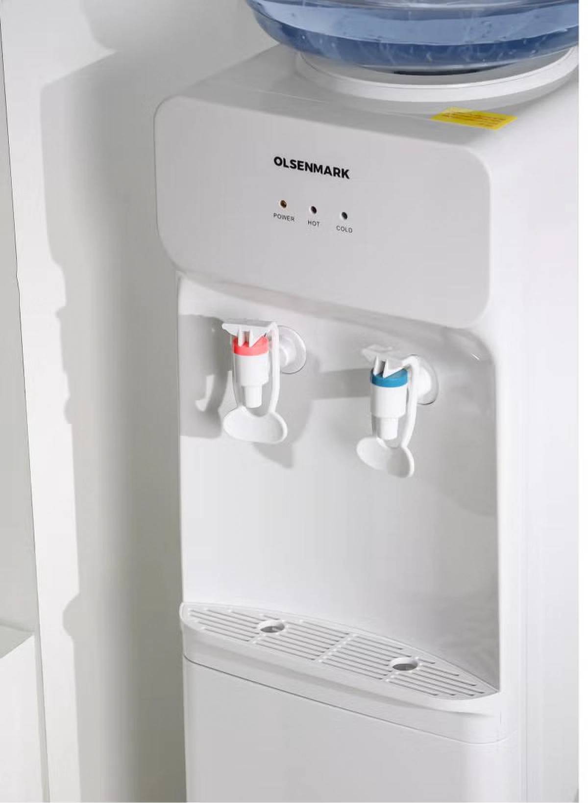 Olsenmark Water Dispenser, Hot and Cold Water, Storage Cabinet, Stainless Steel Material, Water Outlet Pipe OMWD1789 White-2-2