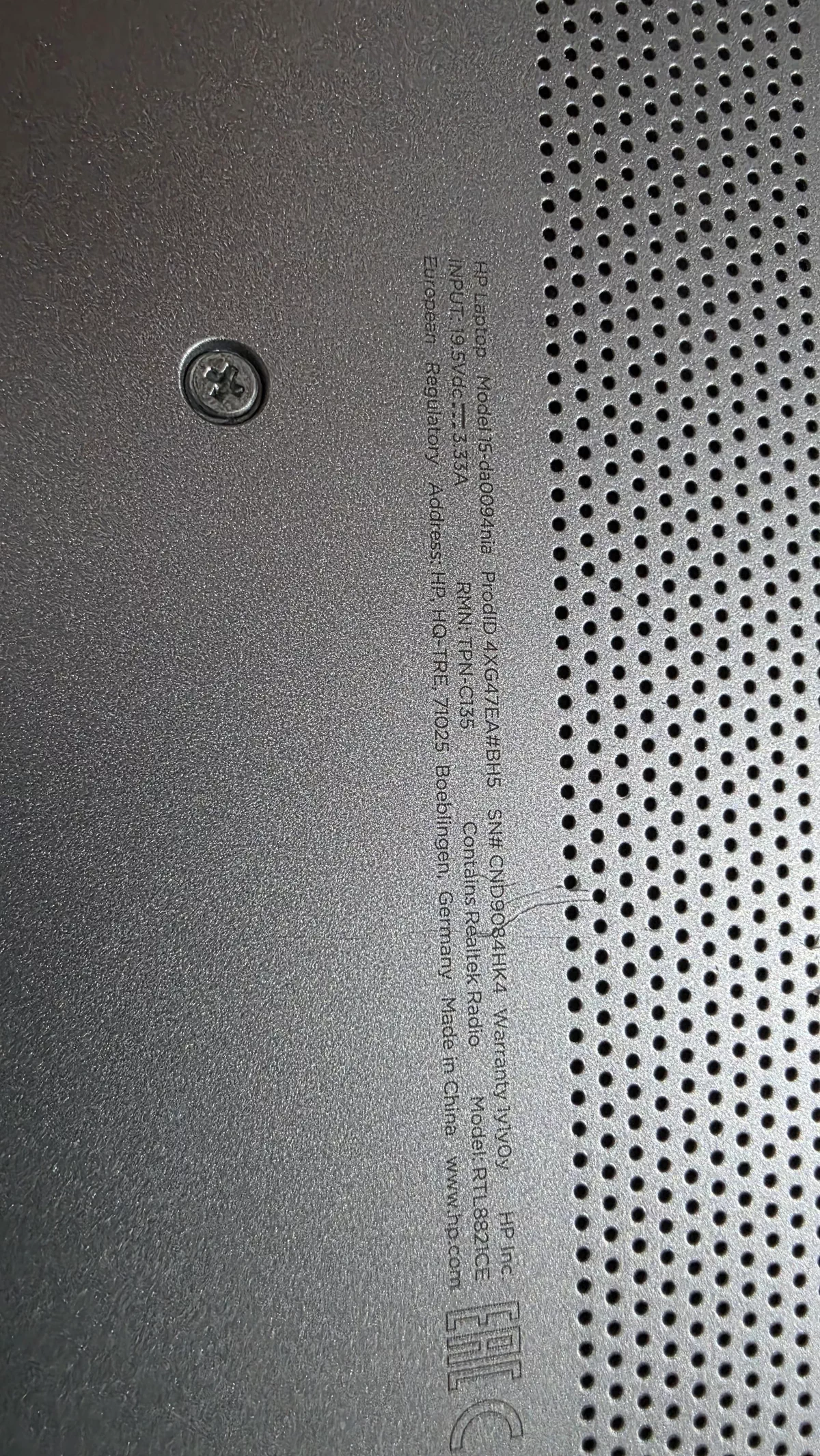 HP Laptop core i5-6-6