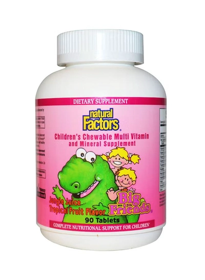 natural Factors Big Friends Multi Vitamin 90 Tablets-0