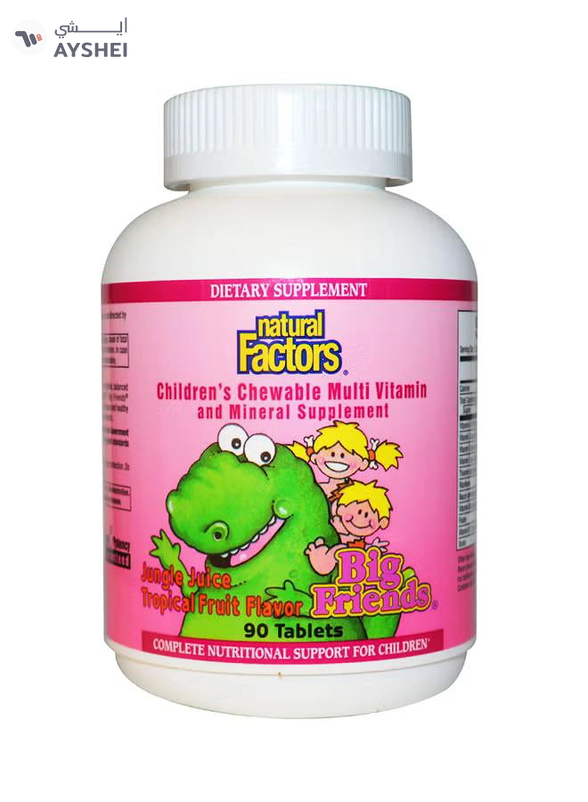 natural Factors Big Friends Multi Vitamin 90 Tablets