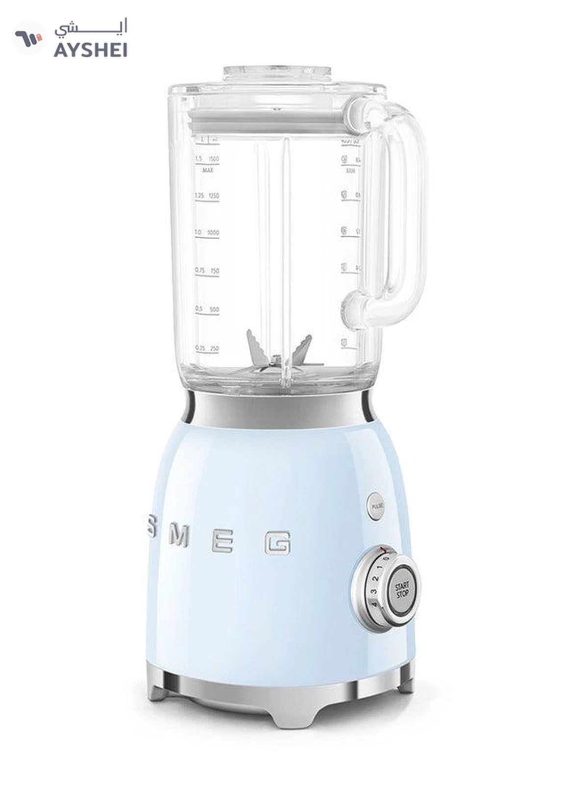 Smeg 50's Retro Style Blender - Pastel Blue BLF03PBAU 1.5 L 600 W BLF03PBAU Pastel Blue-1-1