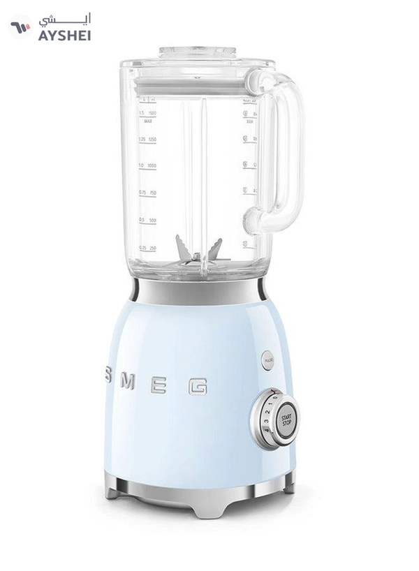 Smeg 50's Retro Style Blender - Pastel Blue BLF03PBAU 1.5 L 600 W BLF03PBAU Pastel Blue