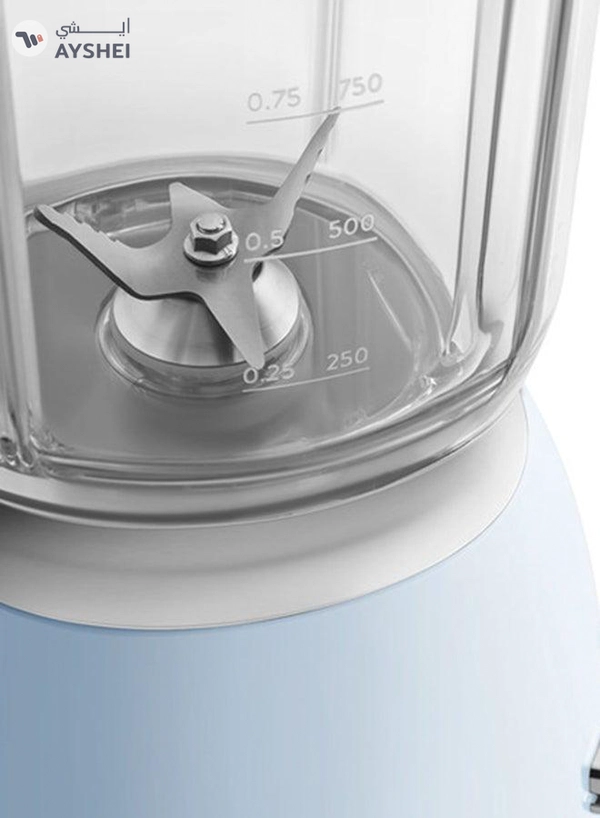 Smeg 50's Retro Style Blender - Pastel Blue BLF03PBAU 1.5 L 600 W BLF03PBAU Pastel Blue