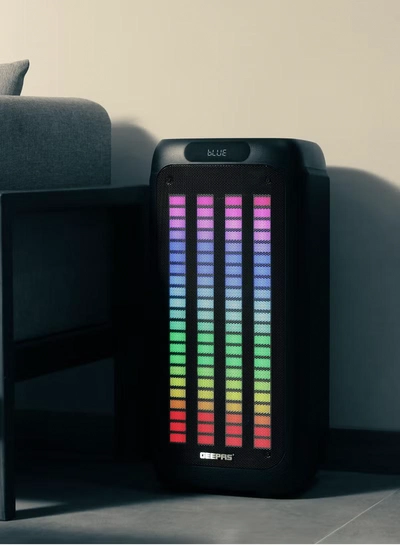 GEEPAS Rechargeable Professional Bluetooth Speaker with Wireless Microphone and Remote Control-6