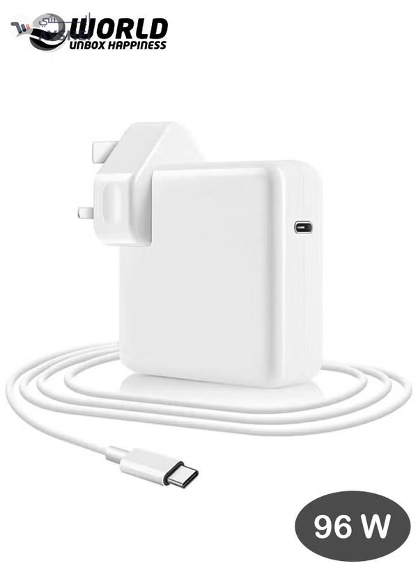 Eworld 96W USB-C Fast Charger for MacBook Pro/Air, Power Adapter with Type-C Cable