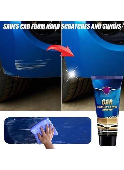 DubaiGallery Car Polish, Car Scratch Remover, Car Scratch Repair Paint Restorer Car Refurbishment Kit, Easily Repair Scratches Water Spots Universal Car Pro Mending Car-1