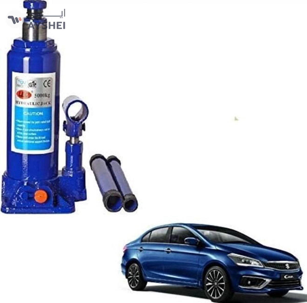 ABBASALI All Cars 5 Ton Hydraulic Bottle Jack-1-1