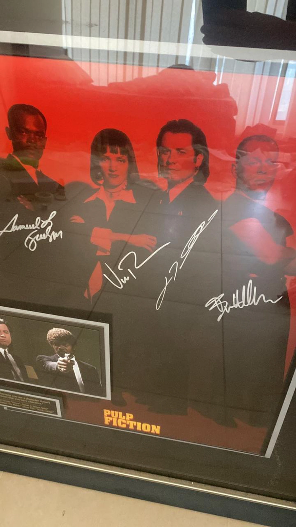 Authentic Pulp Fiction Cast Autographed Poster – Signed by Original Cast-2-2