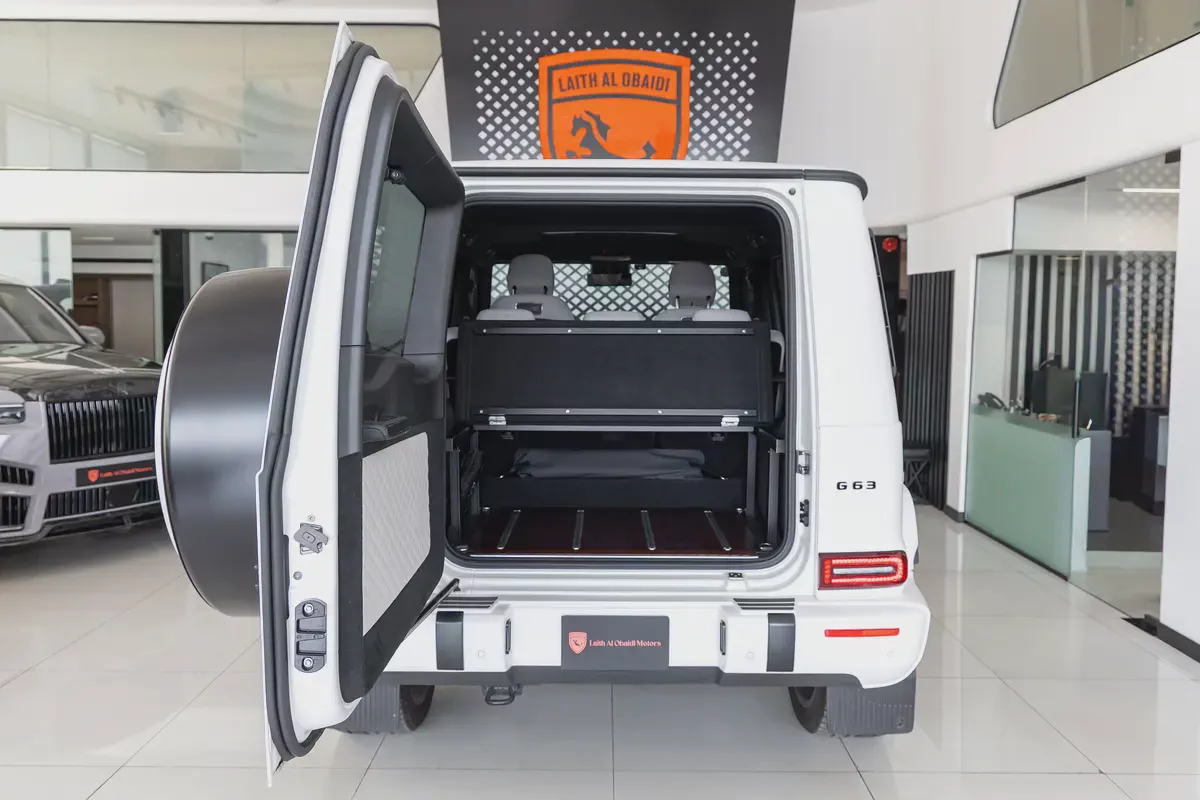 Mercedes-Benz G63 AMG | Fully loaded | Original Matte White | Japanese Specs-19-19