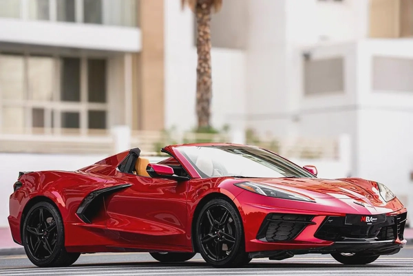 2024 | Chevrolet Corvette C8 Roadster | Red | Low Milelage | Warranty