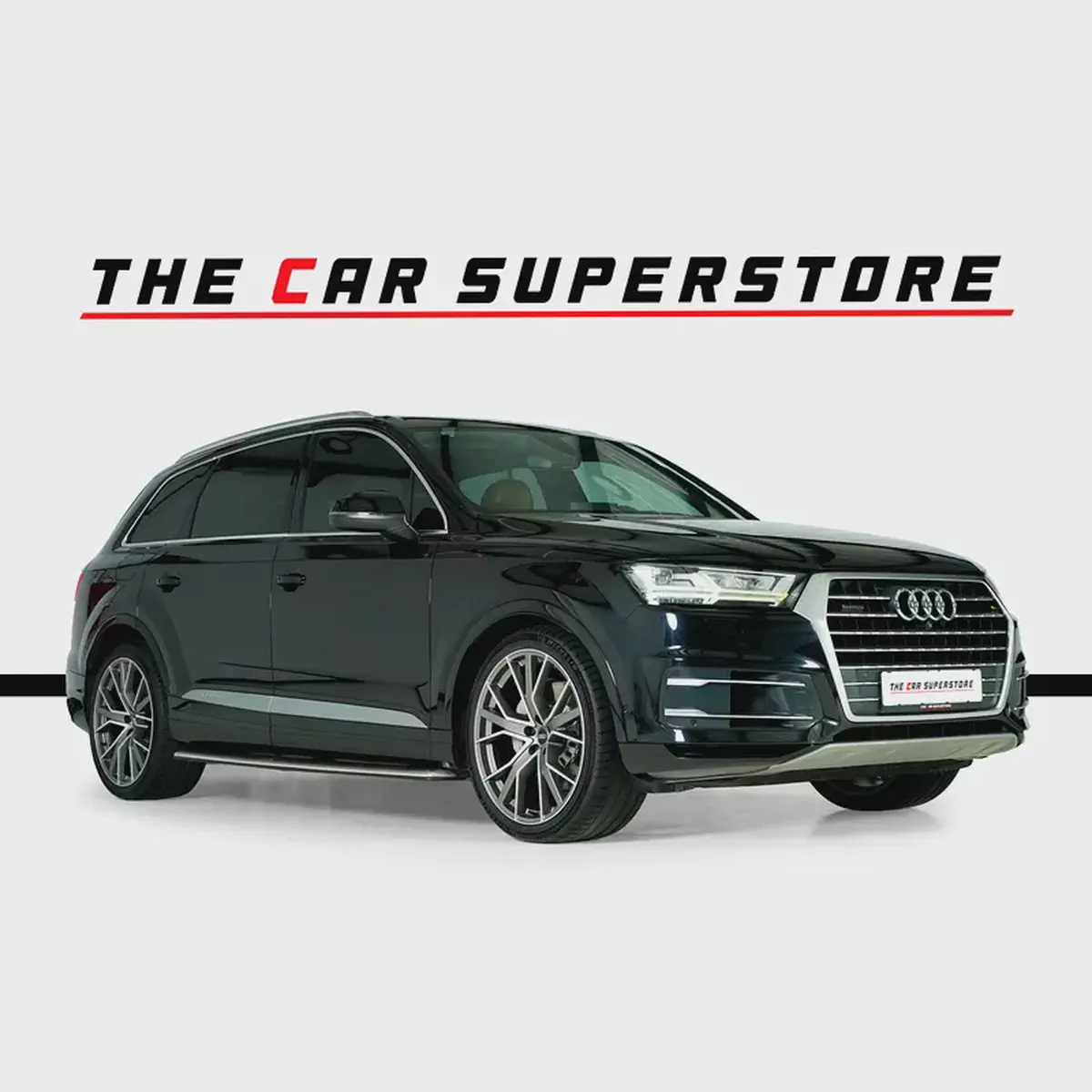 Audi Q7 SLine-GCC-7Seats-Premium Leather Interior-22 Inch S Design Rims-Excellent Condition-Audi FSH