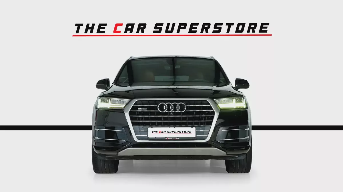 Audi Q7 SLine-GCC-7Seats-Premium Leather Interior-22 Inch S Design Rims-Excellent Condition-Audi FSH-2-2