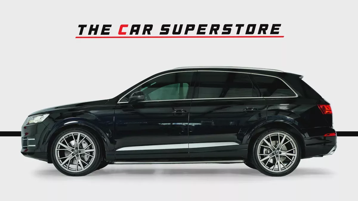 Audi Q7 SLine-GCC-7Seats-Premium Leather Interior-22 Inch S Design Rims-Excellent Condition-Audi FSH-4-4