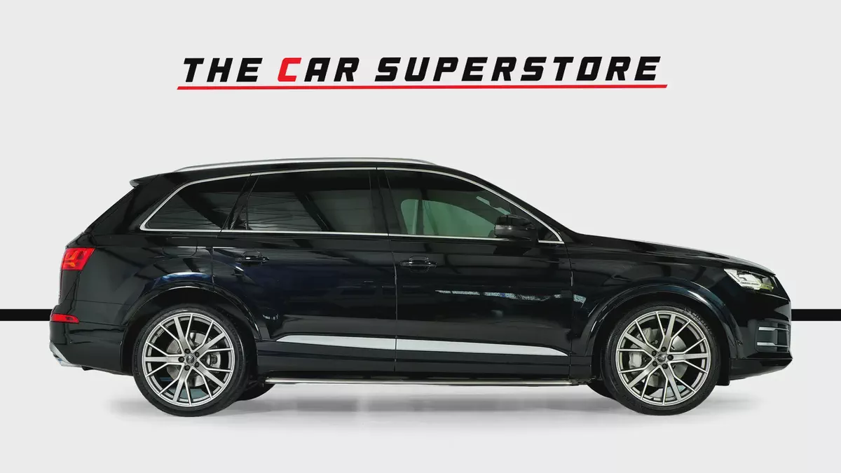 Audi Q7 SLine-GCC-7Seats-Premium Leather Interior-22 Inch S Design Rims-Excellent Condition-Audi FSH-8-8