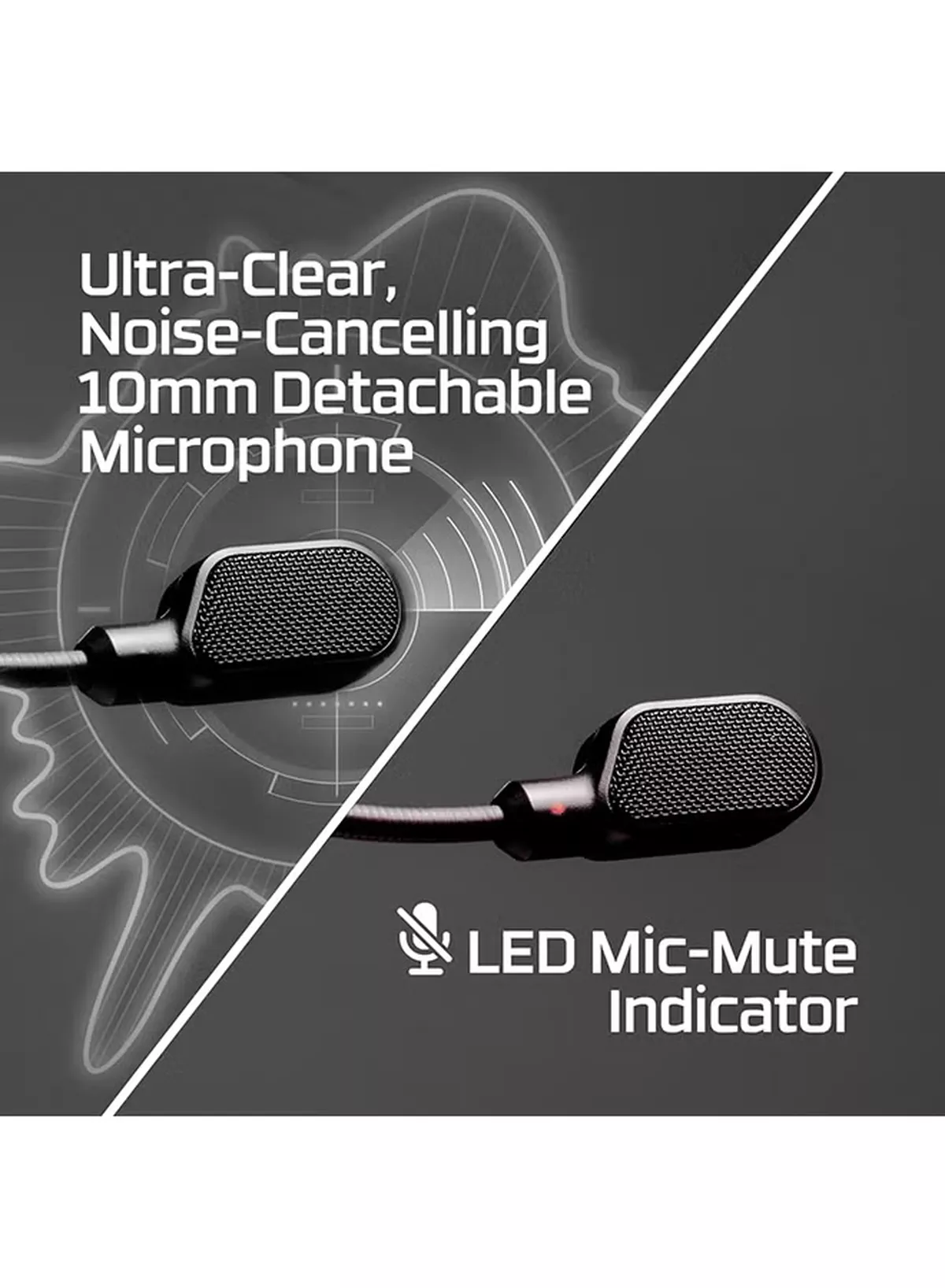 HyperX Cloud III Wired Gaming Headset, For PC / PS5 / PS4 / Xbox Series, Angled 53mm Drivers, Noise Cancelling, With LED Mic Mute Indicator, 10Hz-21kHz Frequency Response, Black/Red | 727A9AA-6-6