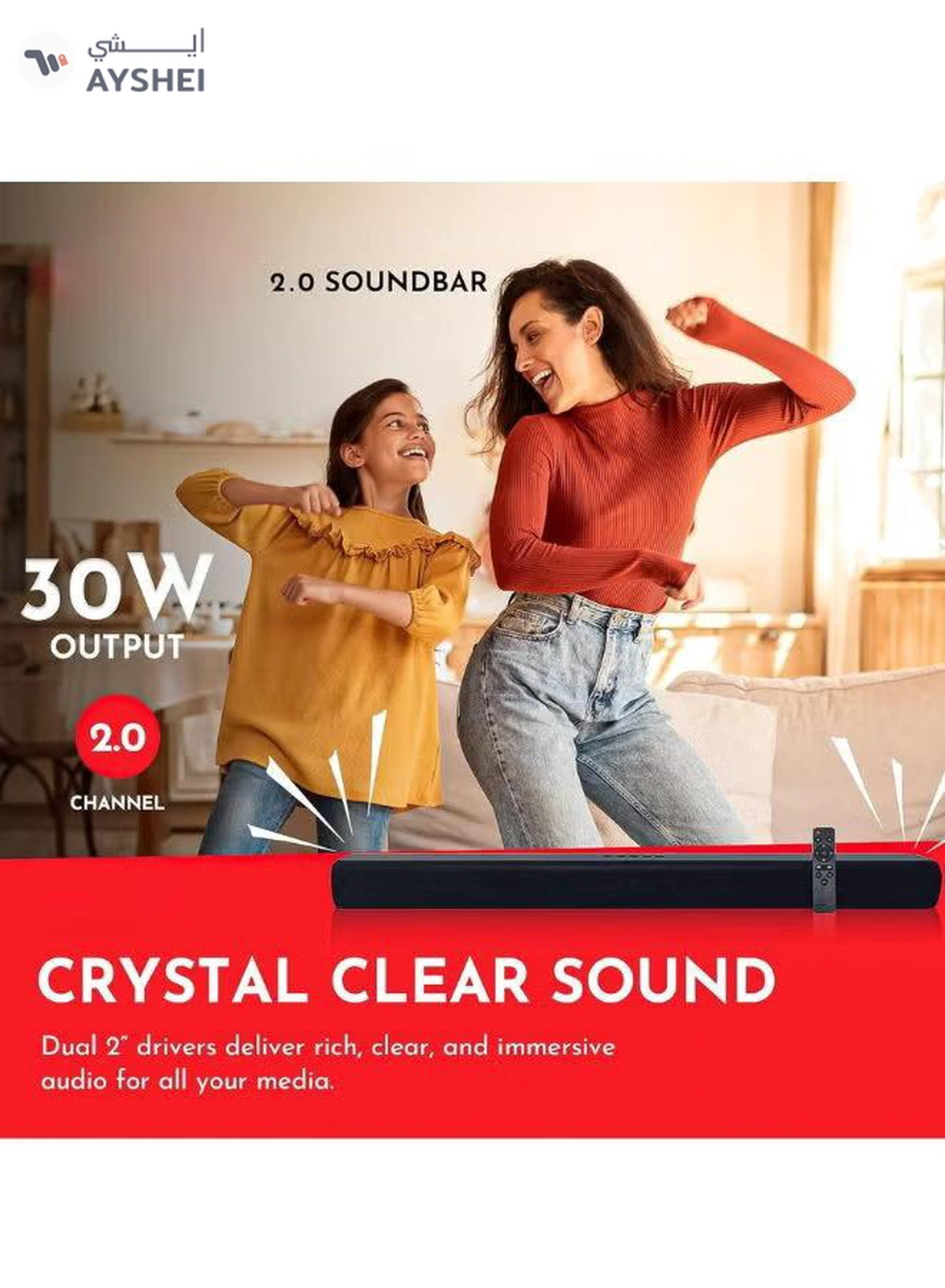 TCL 55-Inch P69B 4K UHD TV & Soundbar Bundle – HDR10, Dolby Audio, T-SCREEN, Google TV | Immersive 2-Channel Sound, USB, HDMI, Bluetooth & More 55P69B+SOUNDBAR black-4-4