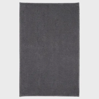 SÖDERSJÖN Dark Grey Bath Mat - 50x80 cm | Stylish and Comfortable Bathroom Essential-0
