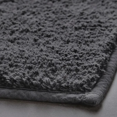 SÖDERSJÖN Dark Grey Bath Mat - 50x80 cm | Stylish and Comfortable Bathroom Essential-1