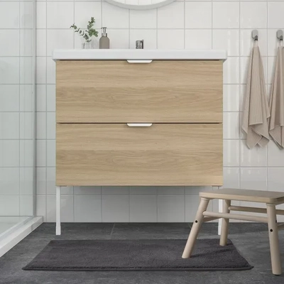 SÖDERSJÖN Dark Grey Bath Mat - 50x80 cm | Stylish and Comfortable Bathroom Essential-3