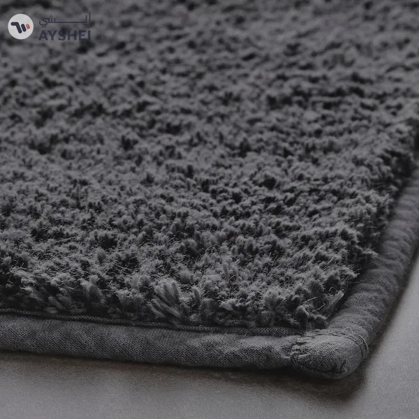 SÖDERSJÖN Dark Grey Bath Mat - 50x80 cm | Stylish and Comfortable Bathroom Essential