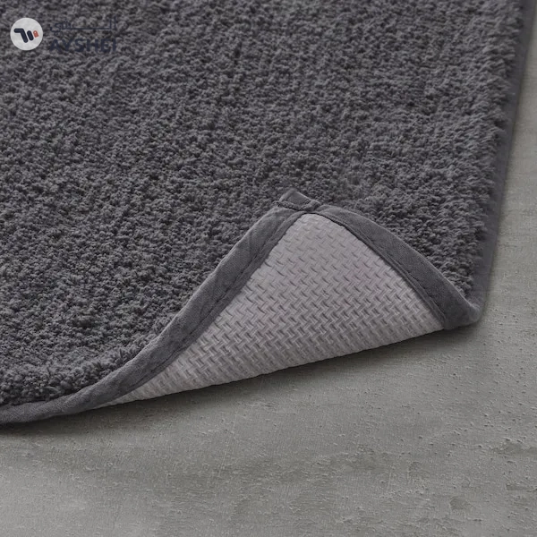 SÖDERSJÖN Dark Grey Bath Mat - 50x80 cm | Stylish and Comfortable Bathroom Essential