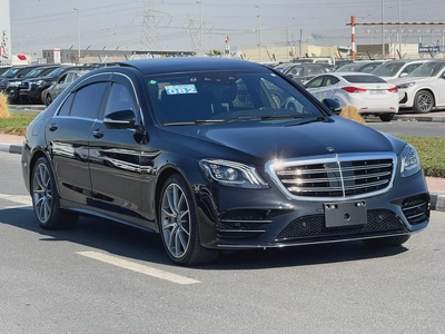 Mercedes-Benz S450L long wheel Base  Auction Grade 4.5/B All original Paint low Kilometer NEAT AND C-0