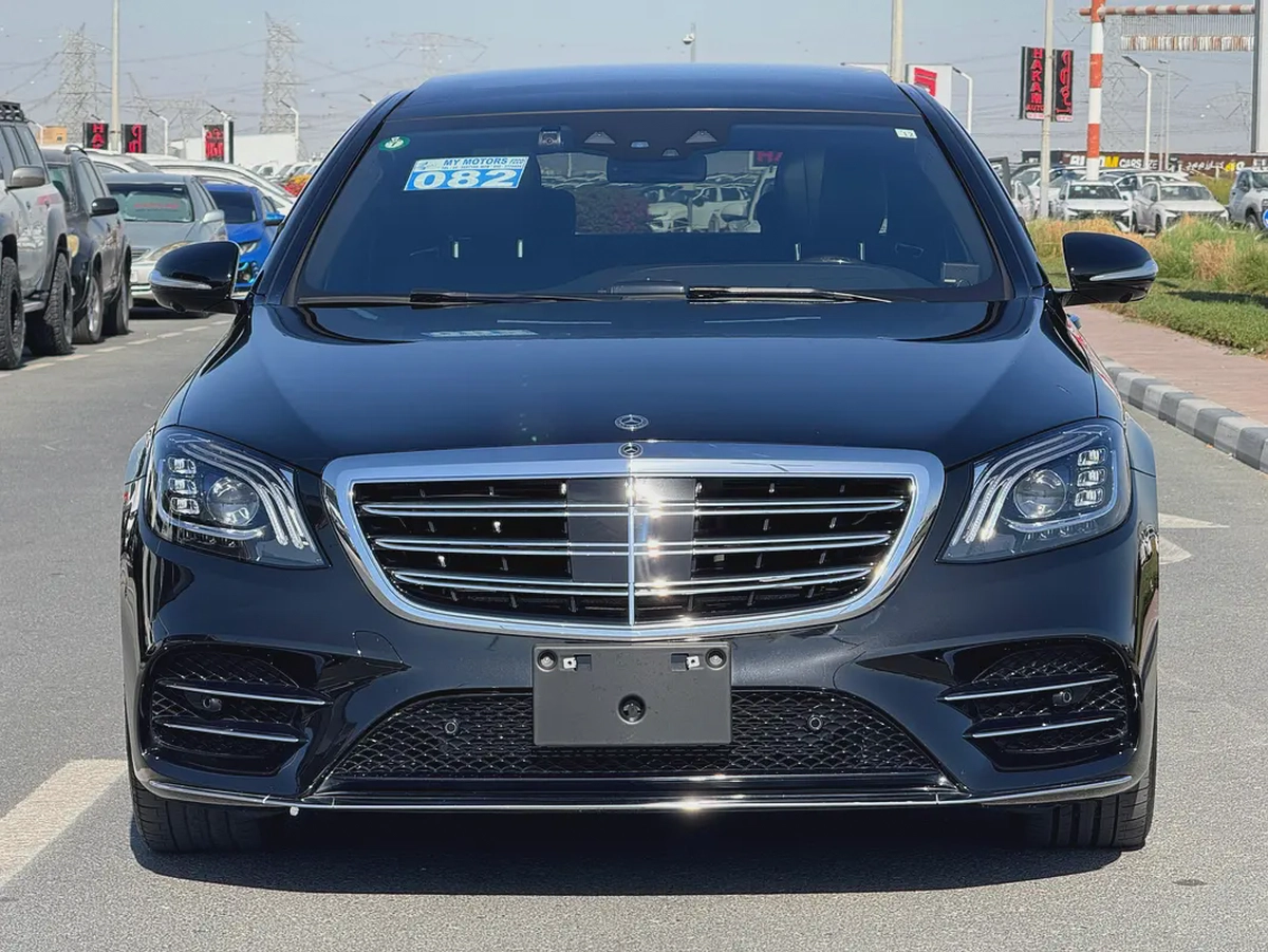 Mercedes-Benz S450L long wheel Base  Auction Grade 4.5/B All original Paint low Kilometer NEAT AND C-2-2