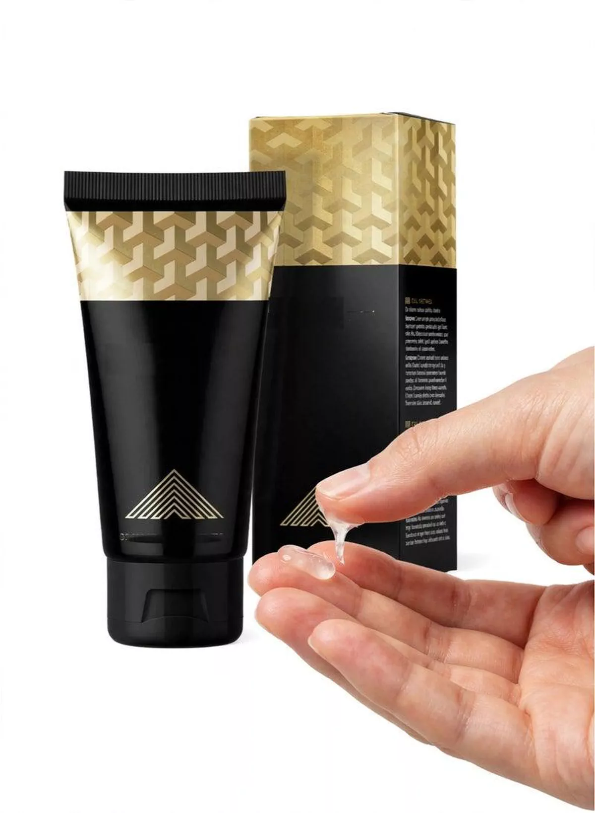 Titan Gel for Men Premium Personal Care and Grooming Gel Smooth Easy Spread Formula Lightweight Non Greasy Feel Quick Absorption Convenient Tube Design Stylish Black and Gold Packaging-4-4